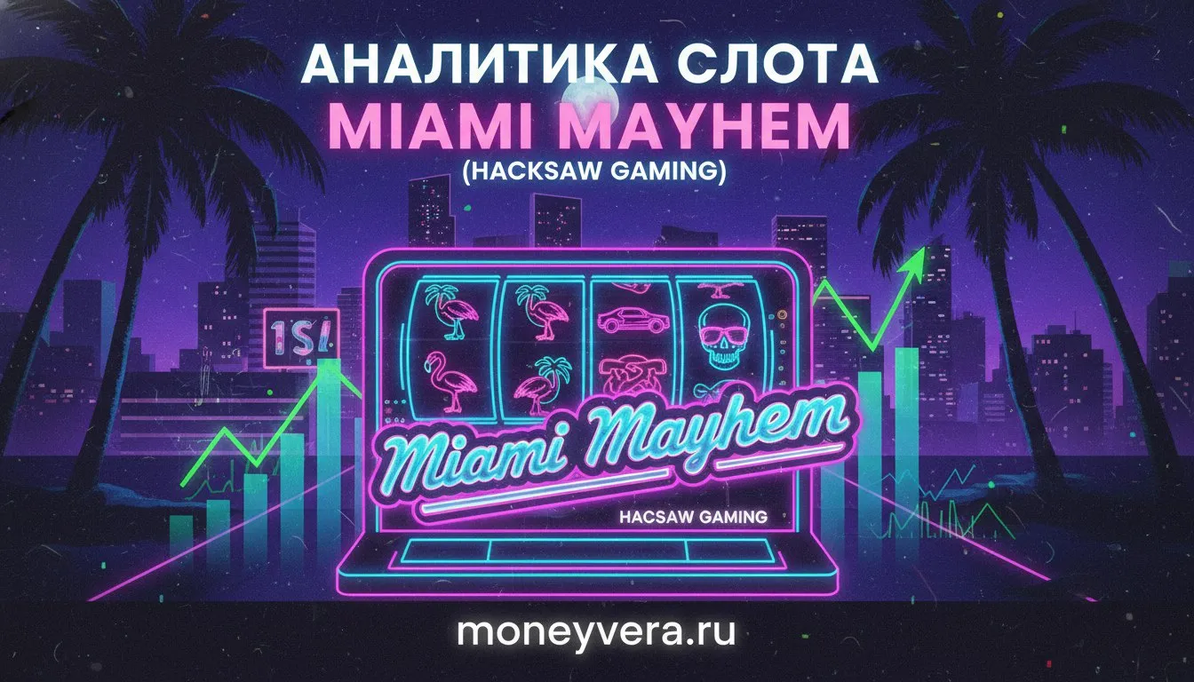 Глубокий анализ слота Miami Mayhem: что скрывает криминальный автомат от Hacksaw Gaming